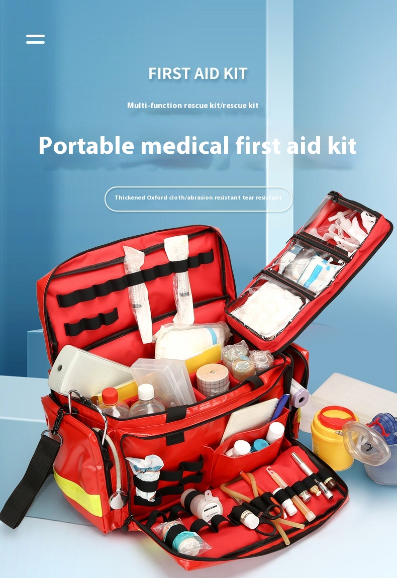 PVC 구급 의료 키트, 방수 액세서리 백팩, 야외용  - First Aid Bag Kit 리뷰 및 가격