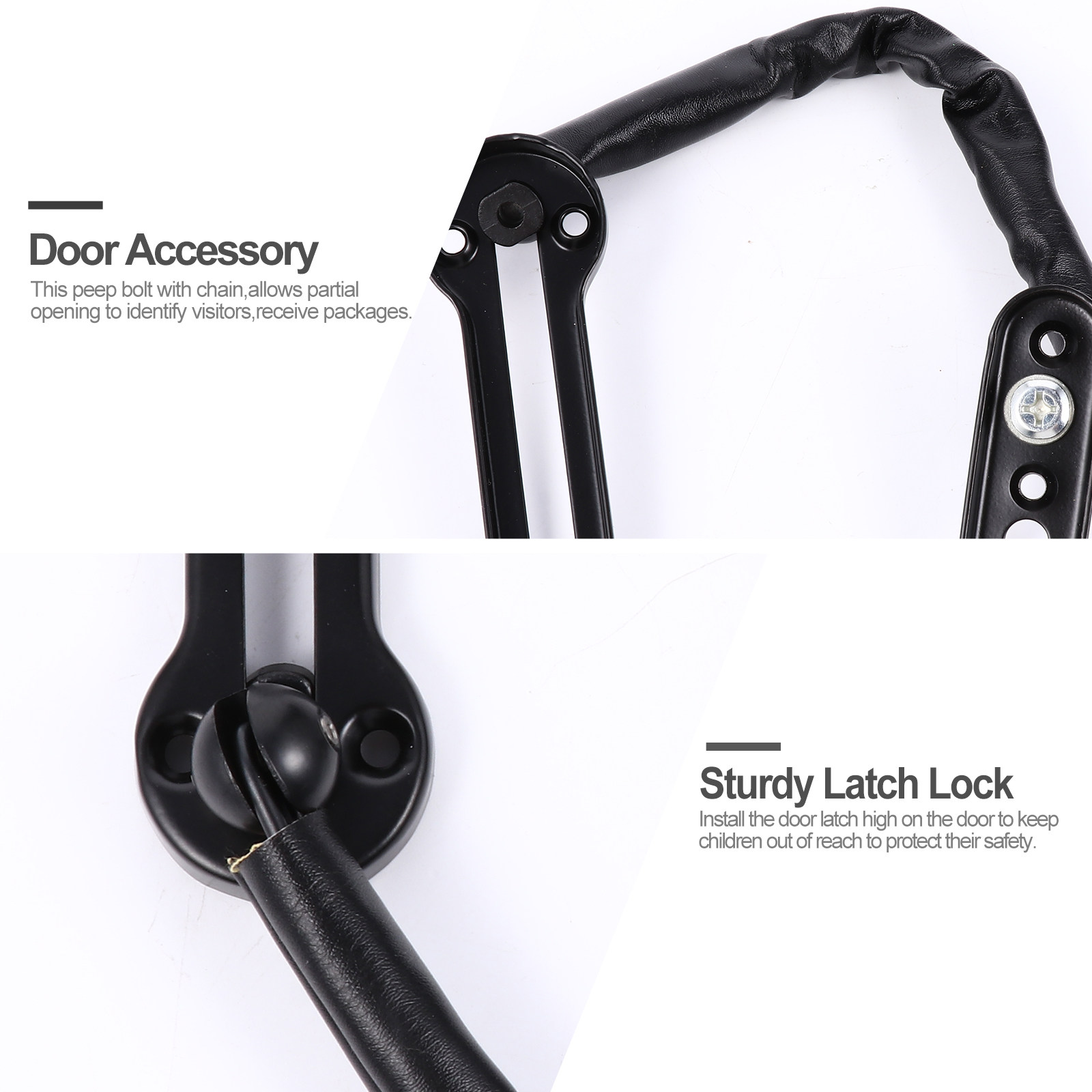 2개 세트, 도난 방지용 문 체인 잠금장치, 스테인리스 - Security Chain Door 리뷰 및 가격